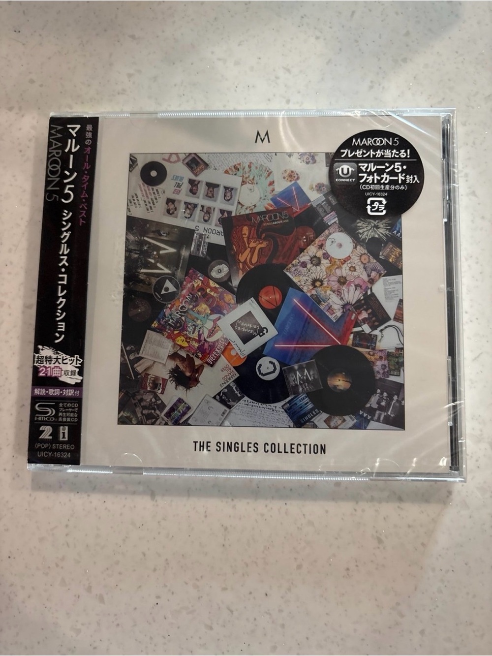 Adam Levine Collection The Singles Collection CD - white